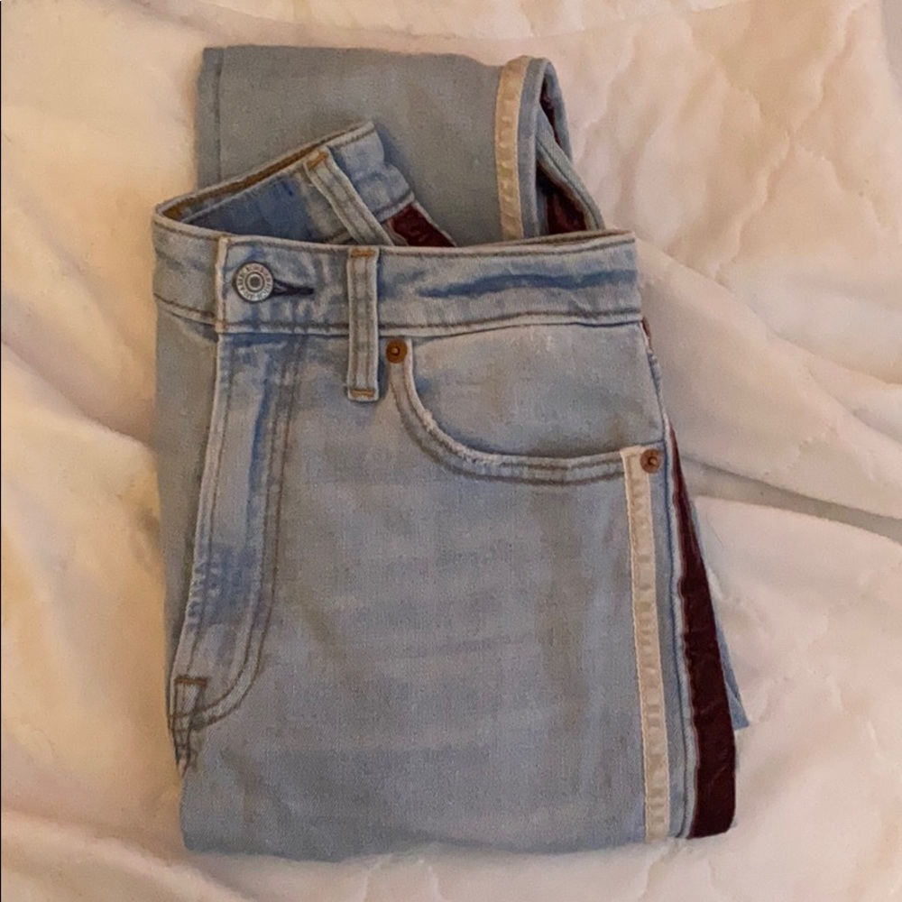 Abercrombie & Fitch High Rise Straight Jeans